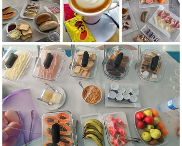 Petit-déjeuner hôtel l'île de Maio