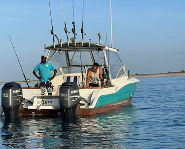 Barca da pesca sportiva a Maio, Capo Verde con Big Game Maio