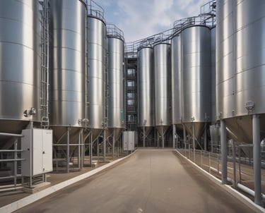 A conveyor belt system smoothly transporting bulk materials in an industrial setting.