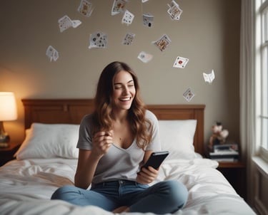 Sleek blackjack table bathed in deep charcoal with vibrant neon purple accents.