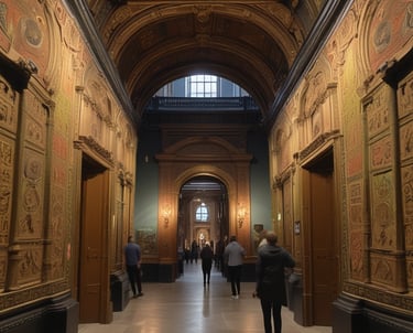 Luxury car waiting outside a boutique hotel for a guest.