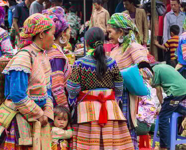 Minorités ethniques dans le nord du Vietnam