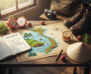 Création d'itinéraire sur mesure pour le Vietnam