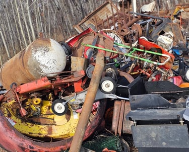 Pile of various scrap