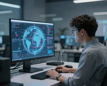 a cell phone sitting on top of a laptop computer