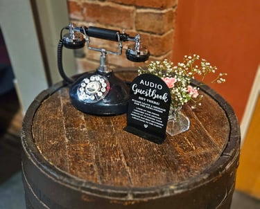 audio guestbook hired out in ludow shropshire 