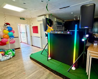 childrens disco at cleobury mortimer social club 