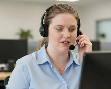 A recruiter warmly shaking hands with a happy candidate in a modern office setting.