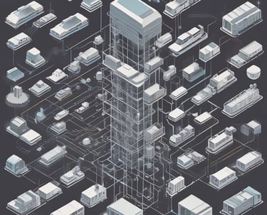 A friendly IT specialist assisting a client with computer setup in a modern office.