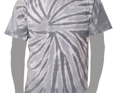 Grey Custom Tie-dye T-shirt