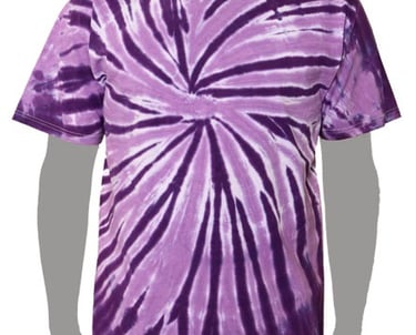 Purple Custom Tie-dye T-shirt
