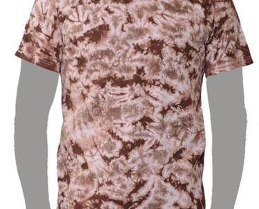 Brown Tie-dye T-shirt
