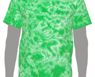 Green Tie-dye T-shirt