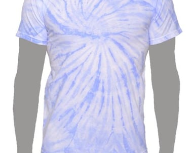 Soft Blue tie-dye t-shirt, Light Blue tie-dye t-shirt, Lite blue tie-dye t-shirt