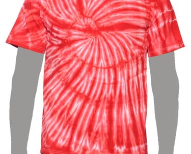 Red Tie-dye T-shirt