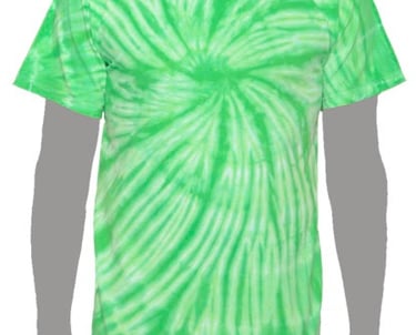 Green Tie-dye T-shirt