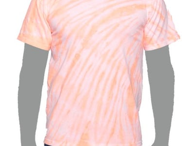 Peach Tie-dye T-shirt