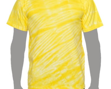 Yellow Tie-dye T-shirt