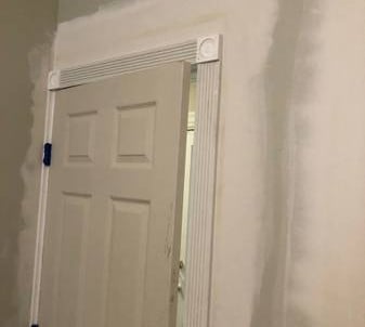 drywall repair around a door in holyoke ma