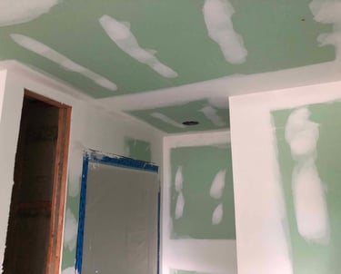 drywall taping in a bathroom in northampton ma