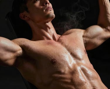 Woman walking on beach at sunset