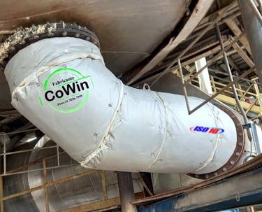 isolação térmica removível para indústria química e petroquímica, isolação removível para tubulação