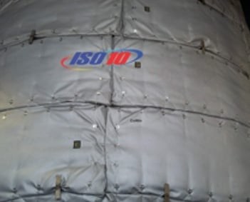 isolação térmica removível para reatores , segurança , economia alta vida util do isolamento térmico