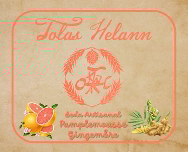 étiquette soda Tolas