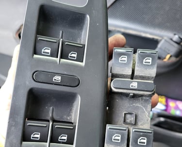 сервис замена на копчиња prekinuvaci за прозор стакло servis tuning garage up skopje