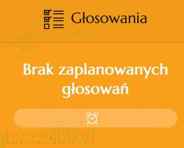 kafelek menu głosowania