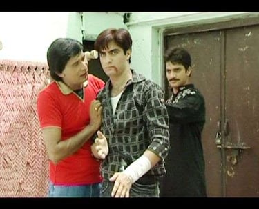 Naghman Saleem with Akram Udas (Latri 2008) as an actor,editor & Director