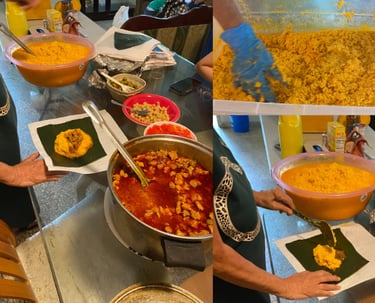 people making puerto rican pasteles