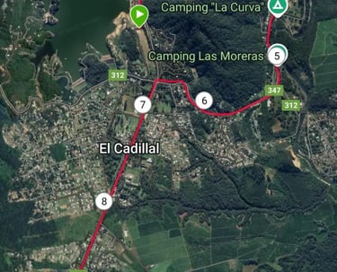 el cadillal mapa 10k 2025