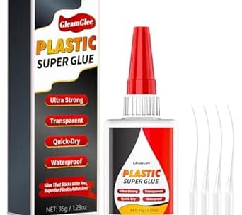 a bottle of plastic plastic glue gluer gluer