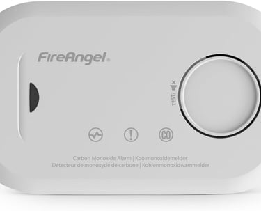 a fire alarm on a white background