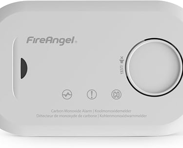 a fire alarm on a white background