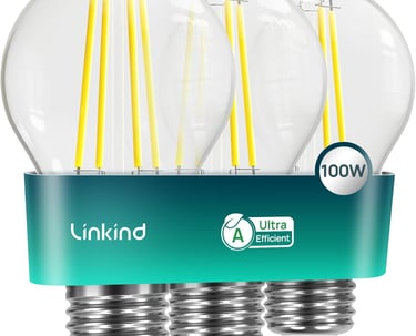 a group of three light bulbs with a green background