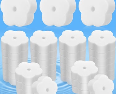 a bunch of white plastic containers with white plastic caps