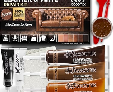 a leather couch with a leather couch and a leather couch