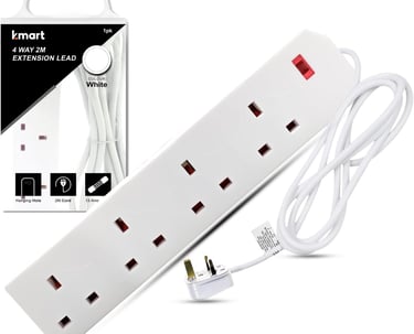 a power strip with a power cord attached to it
