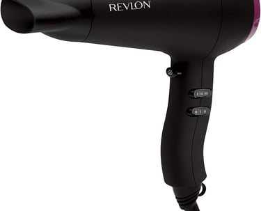 a hair dryer with a pink hair dryer