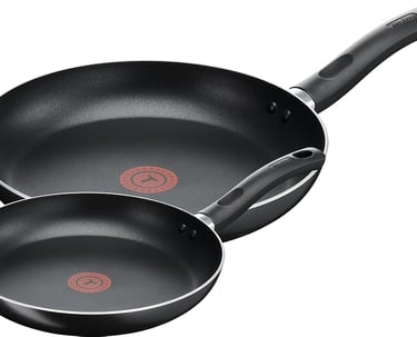 two potsted potsted with pots and pans