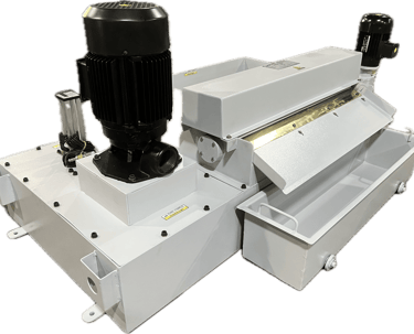 Plain ss 304 drum type magnetic coolant filter with coolant tank and supply pump