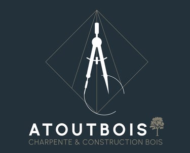 Logo d’Atoutbois artisan charpentier à Aubenas, Sud Ardèche