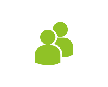people icon showing it is suitable for individuals and businesses