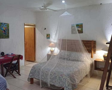 Habitación en mayan bungalow con 2 camas