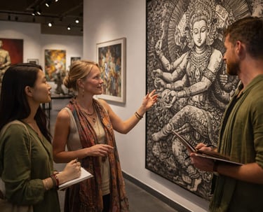 Delhi contemporary Art cultural exchanges