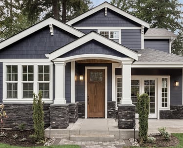 Architectural floor plan and 3D design concept for home remodeling project