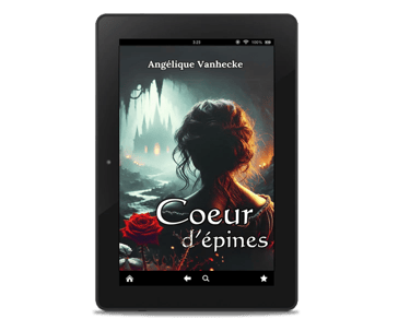 Ebook romantasy soft dark grey Coeur d'épines - Angélique Vanhecke.