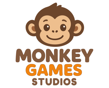 Monkey Games Studios logo with monkey mascot